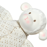 Bahbah the Lamb Baby Lovey with Organic Natural Rubber Teether Head