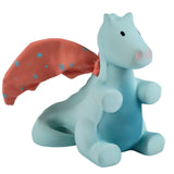 Sunrise Dragon Organic Natural Rubber Rattle With Crinkle Wings