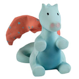 Sunrise Dragon Organic Natural Rubber Rattle With Crinkle Wings